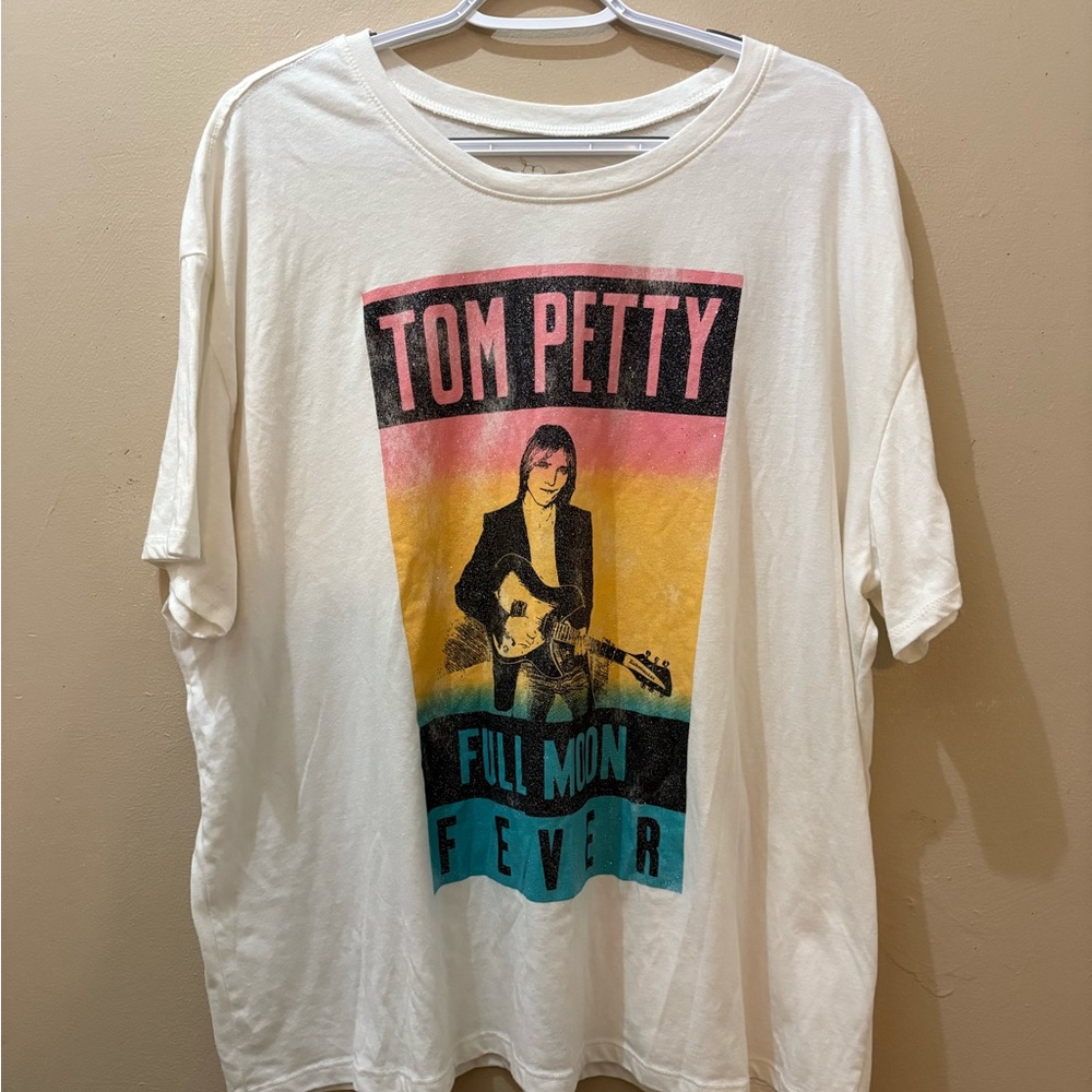 Hybrid & Company Tom Petty Graphic Tee - White XXXL